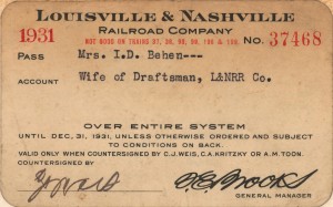 Rail Pass 1931