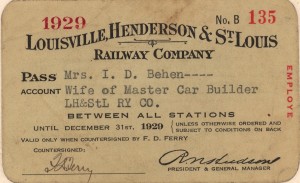 Rail Pass 1929